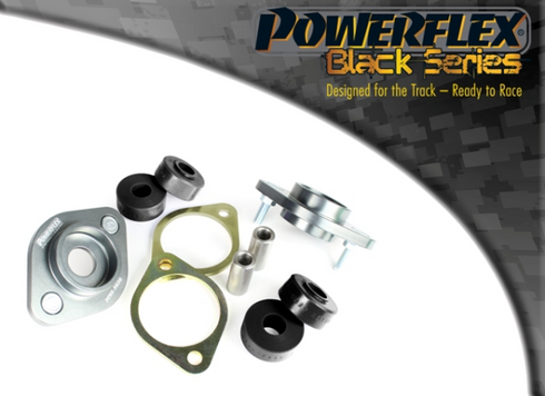 Powerflex Black Series Rear Shock Top Mount Bracket and Bush 10mm BMW 3 Series E46 M3 Inc CSL 99-06 | Powerflex PFR5-5630-10BLK