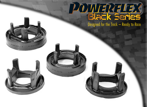 Powerflex Black Series Rear Subframe Rear Mounting Insert BMW 3 Series E90 E91 E92 E93 E9X Sedan Touring Coupe Conv 05-13 - PFR5-423BLK | Powerflex PFR5-423BLK