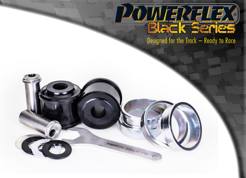 Powerflex Black Series Front Radius Arm To Chassis Bush Caster Adjustable BMW 4 Series F32 F33 F36 F82 F83 M4 14 13+ | Powerflex PFF5-4001GBLK