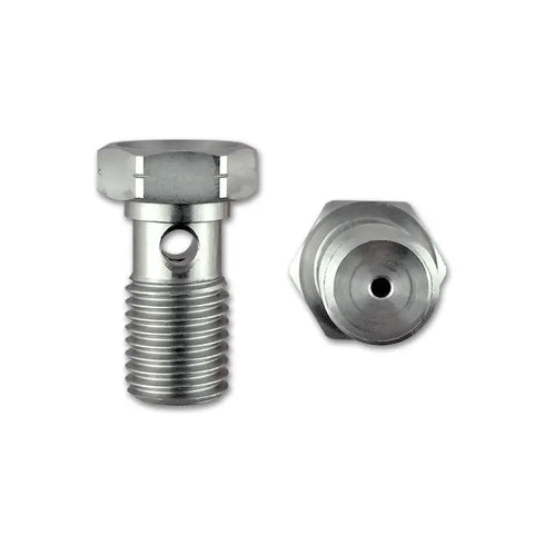 HEL Stainless Steel M12 x 1.5 Banjo Bolt with 1.5mm Restriction for Turbo Oil Feeds HEL