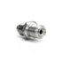 HEL Stainless Steel -4 AN Male to 7/16" x 24 Male Straight Adapter with 1.0mm Restriction for Turbo Oil Feeds HEL