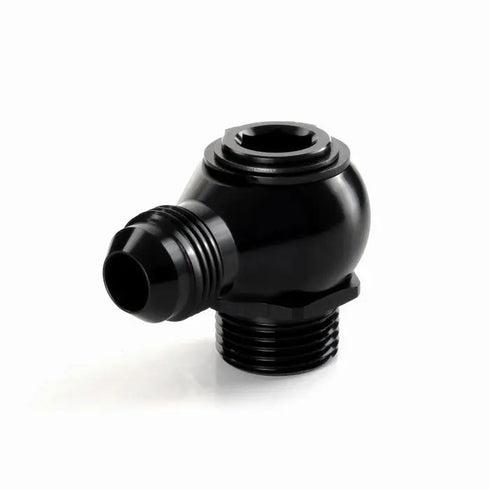 HEL Aluminium -8 AN Low Profile Swivel Banjo Adapter with -8 AN Hose End Fitting (Includes -8 AN Banjo Bolt) HEL