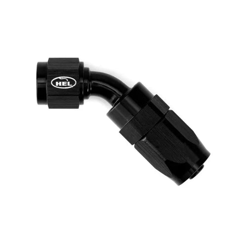 AN6 45 Degree Rubber Hose Fitting for Braided AN Rubber Lines HEL