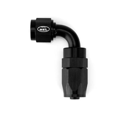AN6 90 Degree Rubber Hose Fitting for Braided AN Rubber Lines HEL