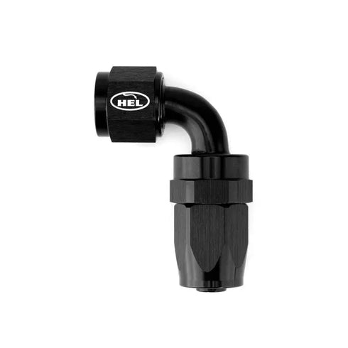 AN8 90 Degree Rubber Hose Fitting for Braided AN Rubber Lines HEL