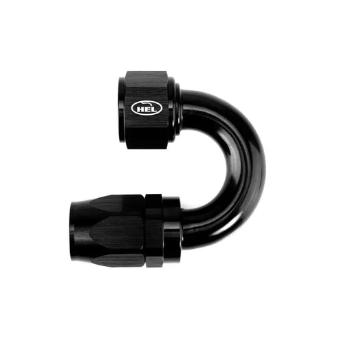 AN12 180 Degree Rubber Hose Fitting for Braided AN Rubber Lines HEL