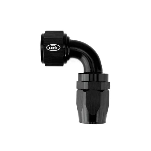 AN12 90 Degree Rubber Hose Fitting for Braided AN Rubber Lines HEL