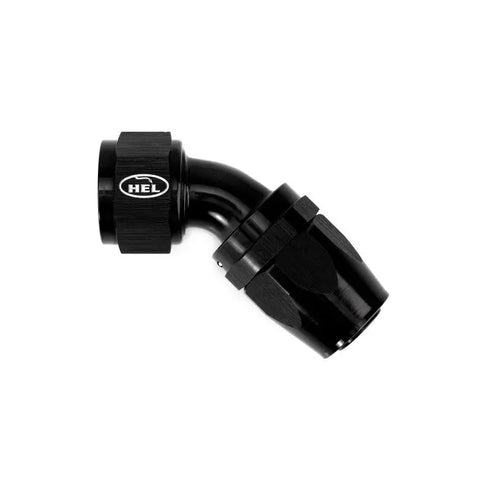 AN16 45 Degree Rubber Hose Fitting for Braided AN Rubber Lines HEL