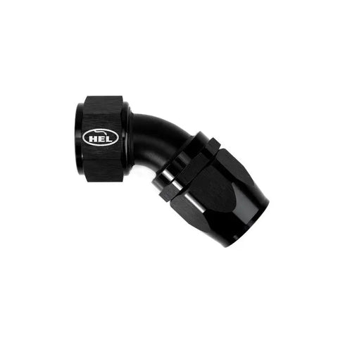 AN20 45 Degree Rubber Hose Fitting for Braided AN Rubber Lines HEL