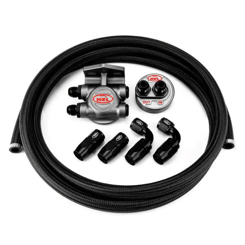 HEL Oil Filter Relocation Kit for M20, M22 or 3/4" UNF Filters HEL