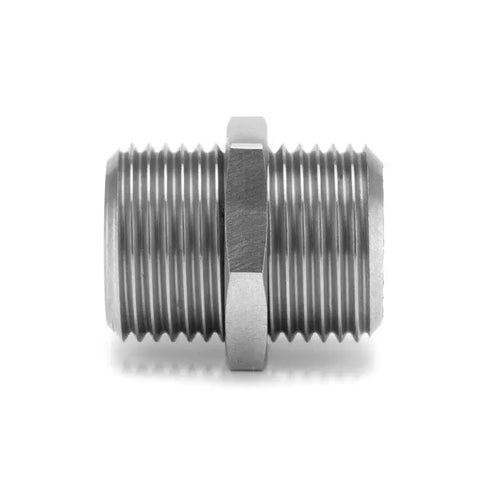 HEL Centre Bolt/Oil Filter Housing Threaded Male Straight Adapter (with Locknut) HEL