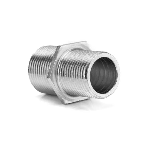 HEL Centre Bolt/Oil Filter Housing Threaded Male Straight Adapter (with Locknut) HEL