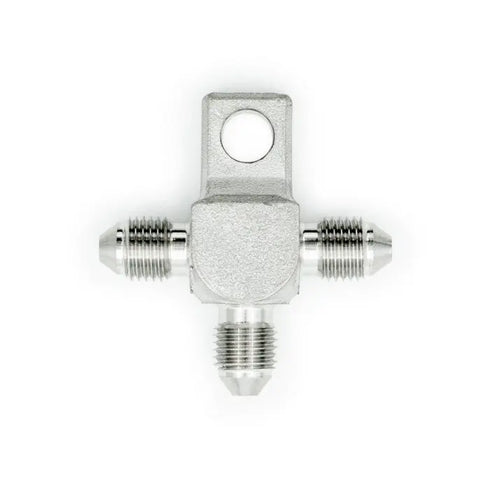 HEL Stainless Steel -3 AN Male T-Piece Adapter with 7mm Mounting Hole HEL