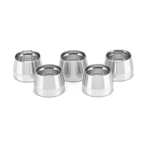 HEL Aluminium Spare -10 AN Olive Insert for Braided PTFE Hose (5 Pack) HEL