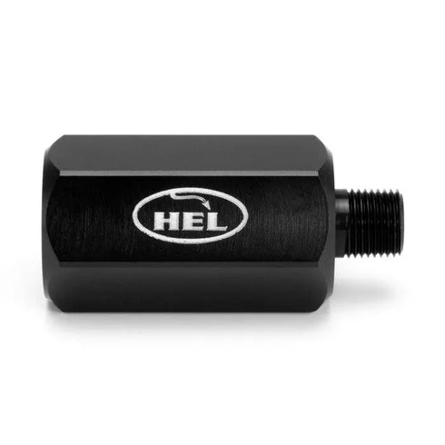 HEL Aluminium 1/8" NPT Male to 1/8" NPT Female Straight Oil Pressure Adapter with 1/8" NPT Sensor Port (Long Version) HEL