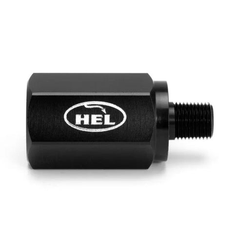 HEL Aluminium 1/8" NPT Male to 1/8" NPT Female Straight Oil Pressure Adapter with 1/8" NPT Sensor Port (Short Version) HEL
