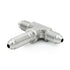 HEL Stainless Steel -3 AN Male T-Piece Adapter with Bulkhead Fitting on the Leg HEL