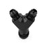 HEL Aluminium -6 AN Male Y-Piece Adapter with -8 AN Male on the Leg HEL