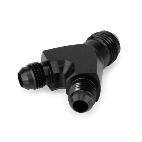 HEL Aluminium -6 AN Male Y-Piece Adapter with -8 AN Male on the Leg HEL