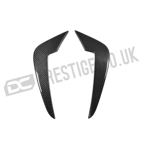 BMW M2 | CARBON FIBRE FRONT BUMPER CANARDS | F87 NON-COMPETITION | 2016 - 2018 DC Prestige