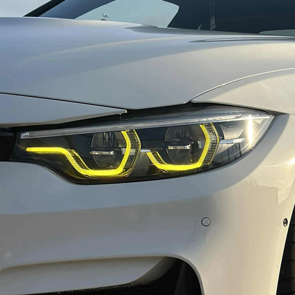 thumbnail image 2 of Autoparts-top1 Yellow CSL DRL Module – For BMW F80 M3 F82 M4 F32 F36 F86 LCI – L/R Set 2 of 5