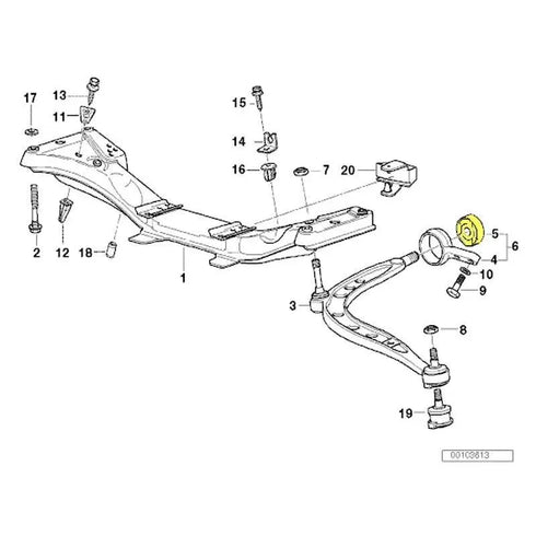 Millway Motorsport Front Control Arm Bushings, Offset (E30/E36 inc M models) Millway Motorsport