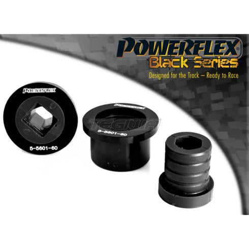 Powerflex Black Series Front Wishbone Rear Bush Aluminium Outer BMW 3 Series E46 Compact 99-06 - PFF5-5601-60BLK Powerflex