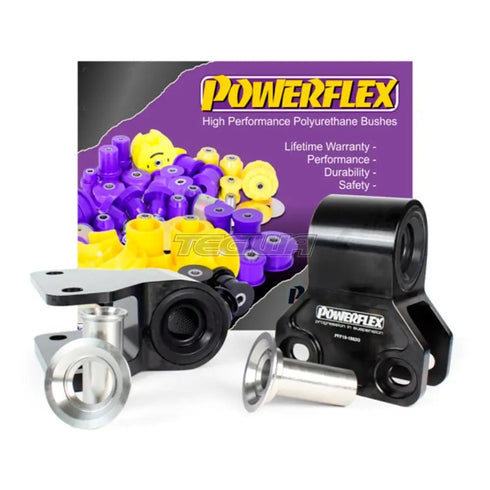 Powerflex Black Series Front Wishbone Rear Bush Anti-Lift Inc Caster Offset Ford Focus Mk3 Inc ST Inc RS 11-18 Powerflex