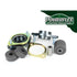 Powerflex Heritage Series Rear Shock Top Mount Bracket and Bush 10mm BMW 3 Series E30 Inc M3 82-91 Powerflex