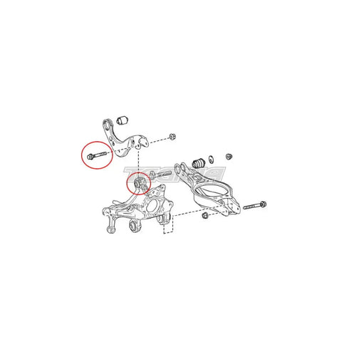 Powerflex Poweralign Rear Upper Arm Outer Camber Bolt Kit Toyota GR Yaris 20+ Powerflex