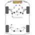Powerflex Road Series Front Anti Roll Bar Bush 23.2 mm Toyota GR Yaris 20-24 Powerflex
