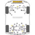 Powerflex Road Series Front Anti Roll Bar Link Bush Audi A6 S6 RS6 C5 Avant Quattro 97-05 Powerflex