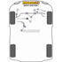 Powerflex Road Series Front Lower Radius Arm to Chassis Bush Caster Adjustable Audi A4 S4 RS4 B9 16+ Powerflex