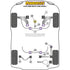 Powerflex Road Series Front Wishbone Rear Bush Audi A3 S3 RS3 8Y MK4 FWD Multi-Link 20+ - PFF3-1302 Powerflex