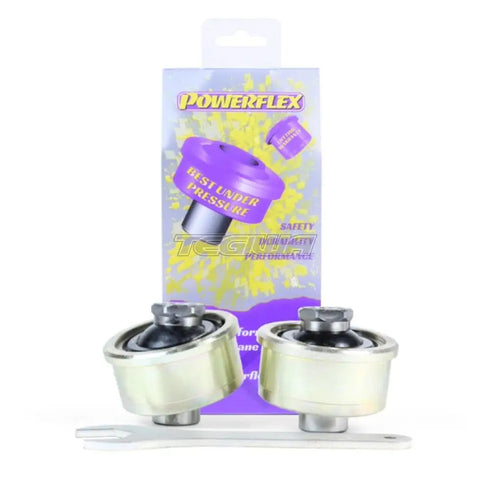 Powerflex Road Series Front Wishbone Rear Bush Caster Adjustable Fiat Punto Evo Abarth 09-15 Powerflex