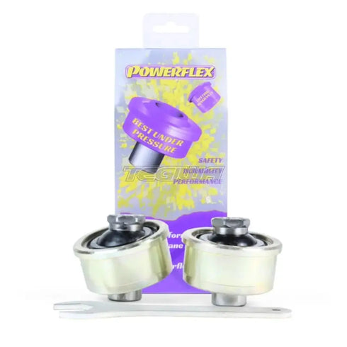 Powerflex Road Series Front Wishbone Rear Bush Caster Adjustable Vauxhall Opel Corsa E Inc VXR OPC 14-19 Powerflex
