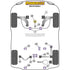Powerflex Road Series Lower Engine Mount Large Insert Track Use Audi A3 S3 RS3 8Y MK4 20+ Powerflex