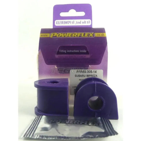 Powerflex Road Series Rear Anti Roll Bar To Chassis Bush 14mm Subaru Impreza Turbo Inc WRX STi GD GG 00-07 Powerflex