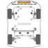 Powerflex Road Series Rear Axle Carrier Outer Mounting Porsche 924 Inc S 944 82-85 Powerflex