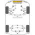 Powerflex Road Series Rear Lower Arm Rear Bush BMW X6 M F86 15-19 Powerflex