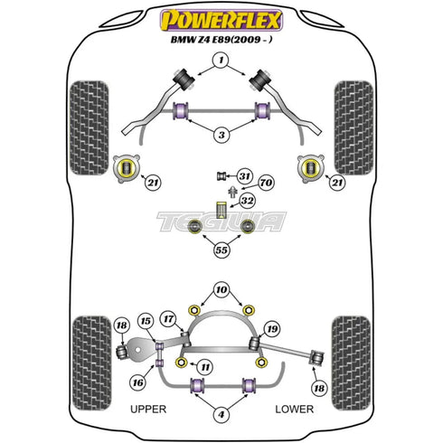 Powerflex Road Series Transmission Mounting Bush Fast Road BMW Z4 E89 09-16 Powerflex
