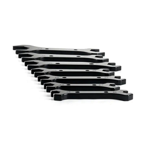 HEL Aluminium Spanner Set for -3 -4 -6 -8 -10 -12 -16 -20 AN Hose Fittings HEL