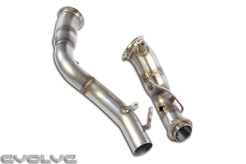 Supersprint Catless Turbo Down Pipes - BMW 2 Series F87 M2 Competition Supersprint