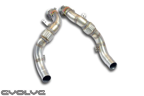 Supersprint Catless Turbo Down Pipes - BMW F85 X5M | F86 X6M Supersprint
