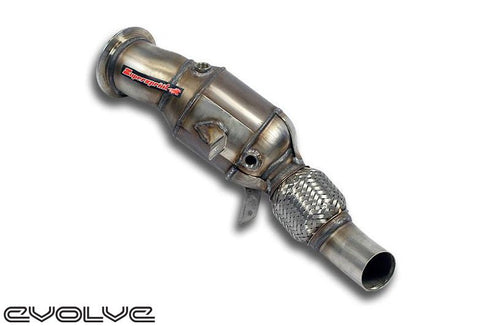 Supersprint Downpipe With Metallic Catalytic Converter (100CPSI) WRC - BMW 1 Series F20/F21 M140I | 2 Series F22/F23 M240I | 3 Series F30/F31 340I Supersprint