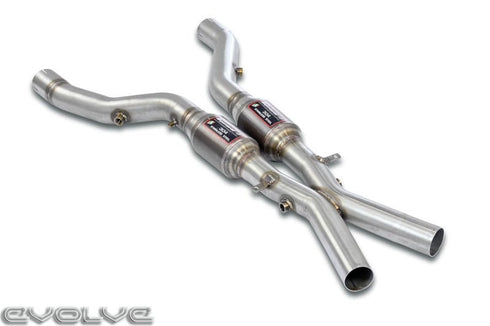 Supersprint Front Pipes With Metallic Catalytic Converter - BMW Z8 Supersprint