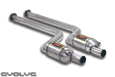 Supersprint Front Pipes With Metallic Catalytic Converters - BMW 1 Series E82 1M Supersprint