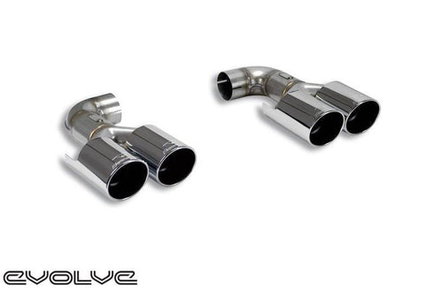 Supersprint Polished 90mm Tailpipes - BMW F85 X5M | F86 X6M Supersprint
