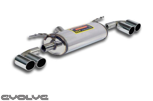 Supersprint Rear Exhaust Quad 80mm Tailpipes - BMW 1 Series F20/F21 M135I/M140I Supersprint