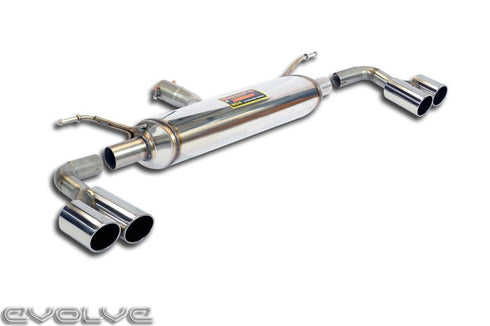Supersprint Rear Exhaust Quad 80mm Tailpipes - BMW 2 Series F22 M235I/M240I Supersprint